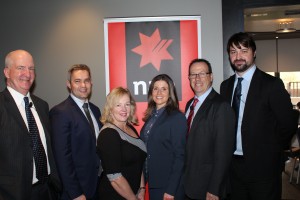 NAB Markets team with Glenys Cook